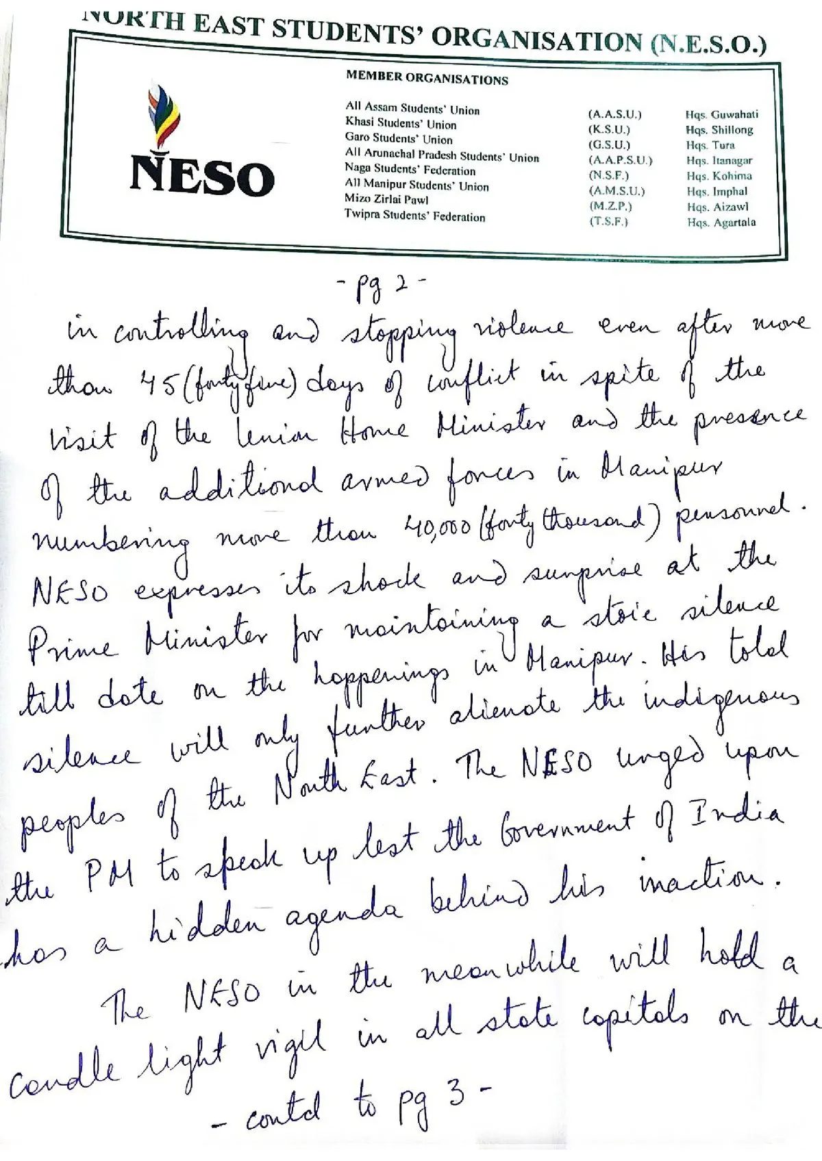NESO statement  