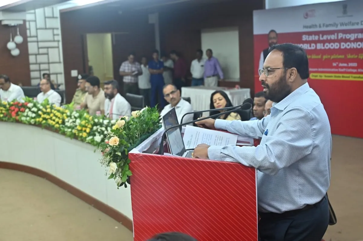 Assam State Blood Transfusion Council Observes World Blood Donor Day  