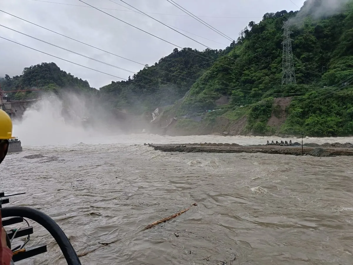 Lower Subansiri's Power House Dyke Breached Causing Concern for Locals  