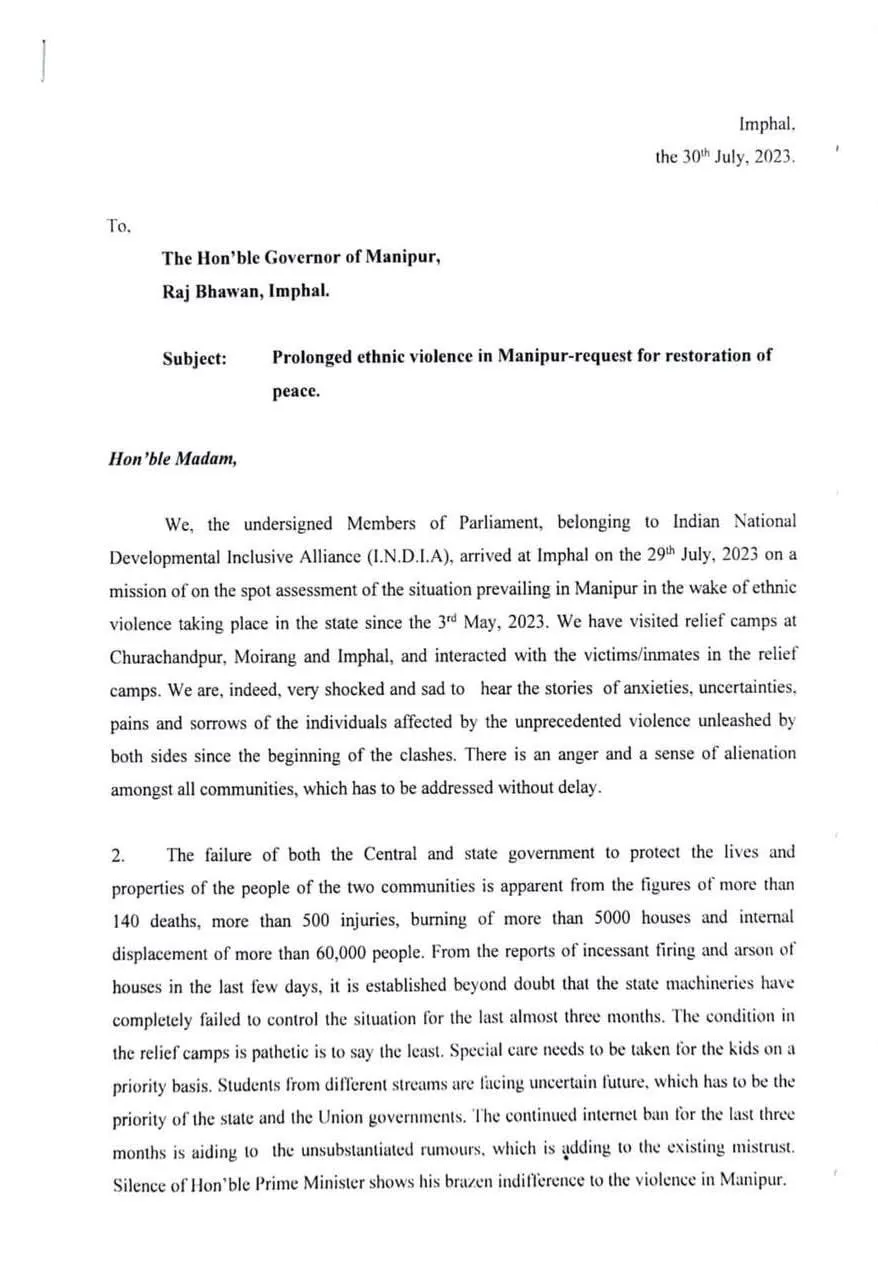 The memorandum  
