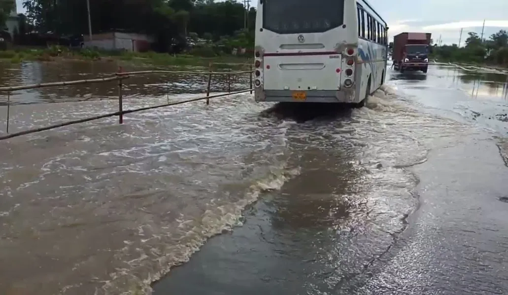 Assam Flood: NH-37 Inundated Due to Rise in Water Level  
