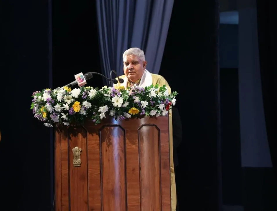 Vice President Jagdeep Dhankar attends 25th convocation of IIT Guwahati   