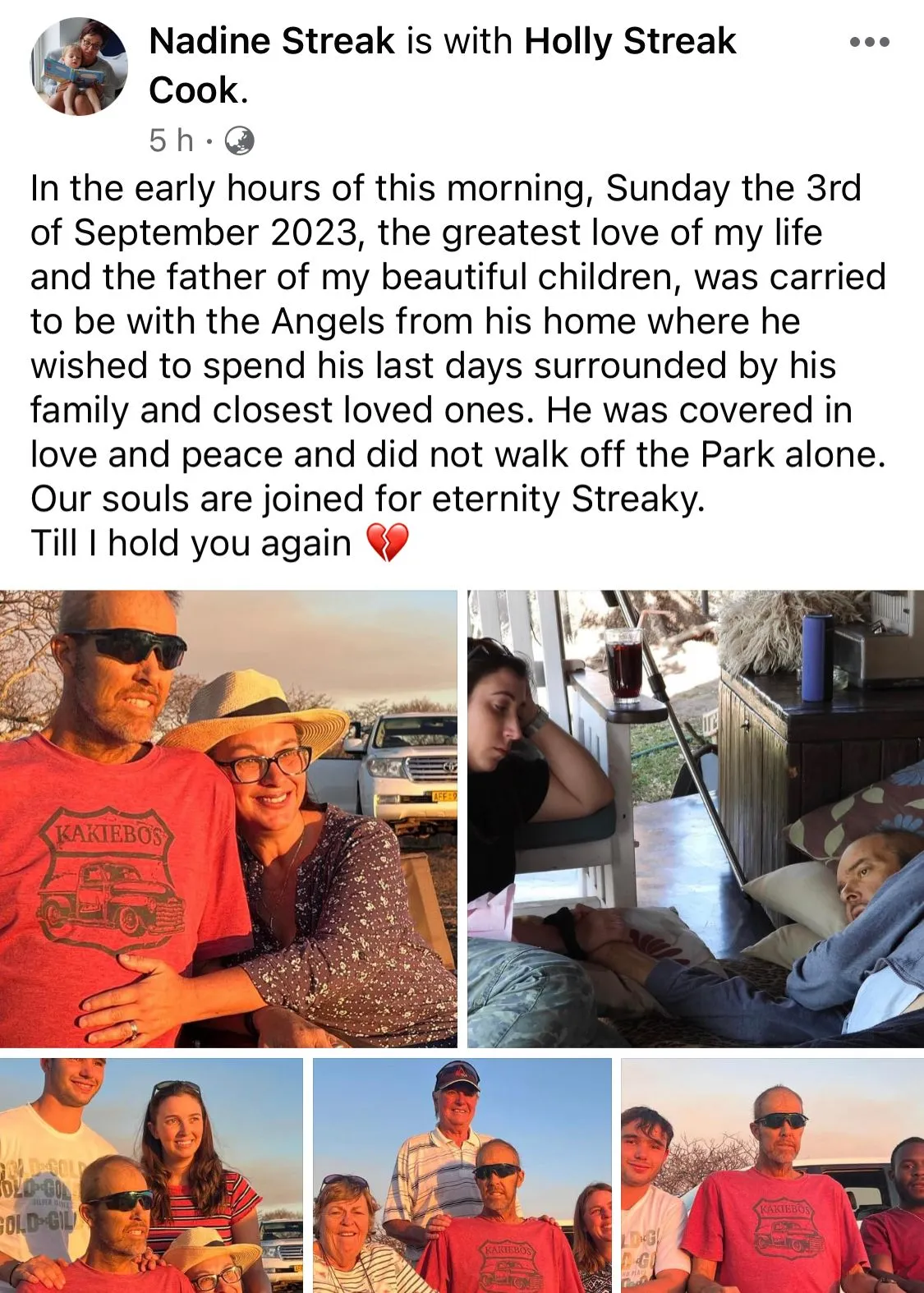 The Facebook post  