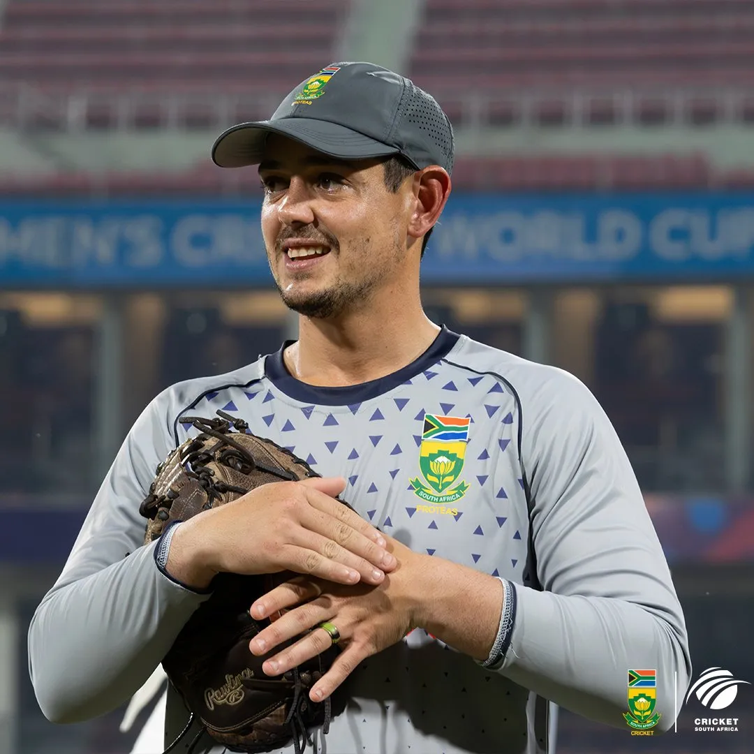 Images from South Africa's training session  Image: X/ Proteas Men