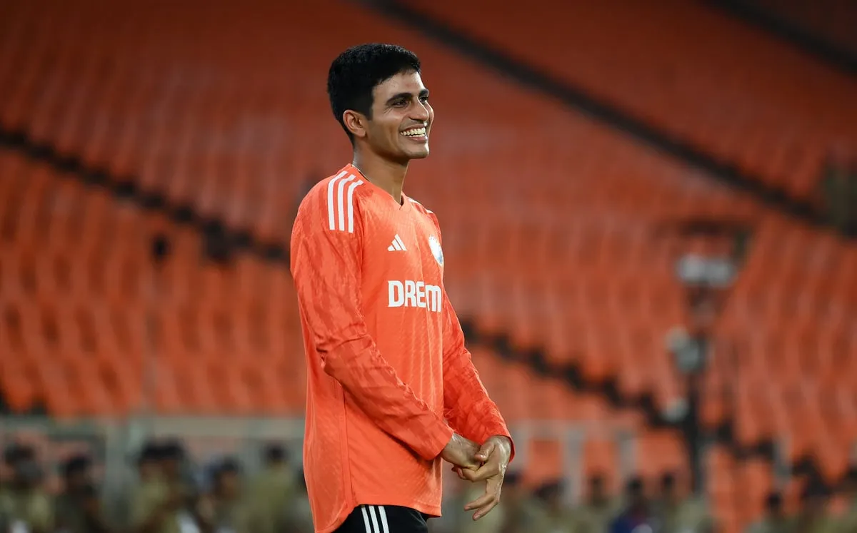 Images from India's training session  Image: X/BCCI