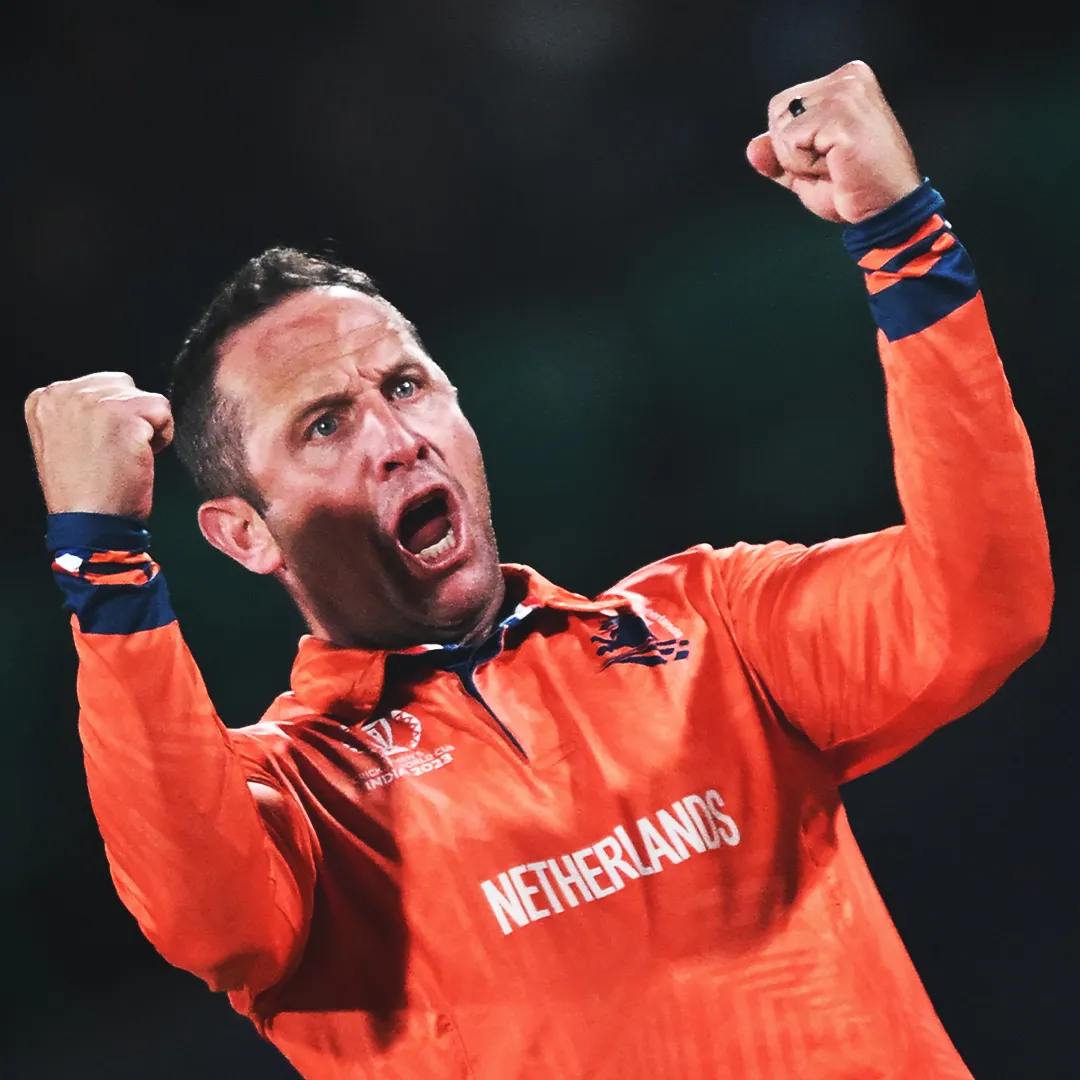 Scenes from Netherlands' emphatic win over South Africa in the World Cup  Image: X/ICC Cricket World Cup