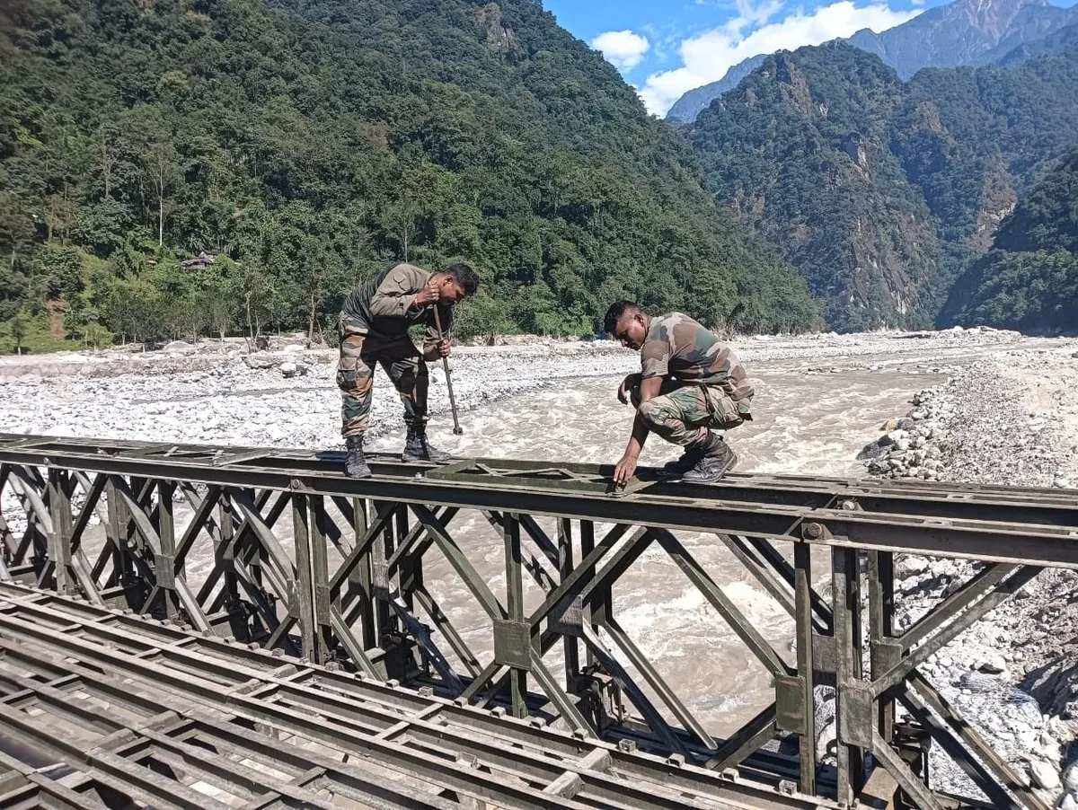 Indian Army, BRO Continue Efforts to Reconnect North Sikkim  