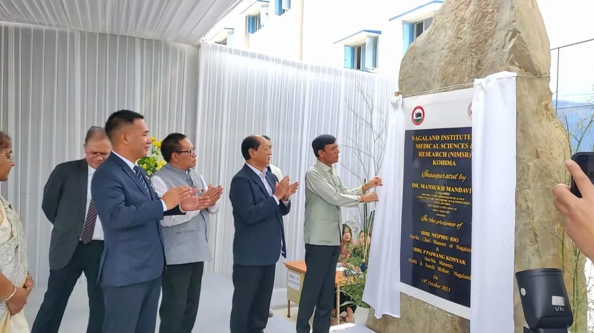 Mansukh Mandaviya Inaugurates Nagaland Institute of Medical Sciences and Research  