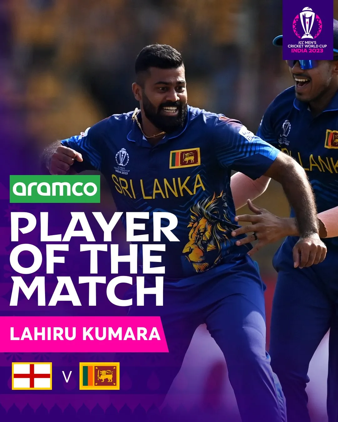 Player of the match  Image: X/ ICC Cricket World Cup