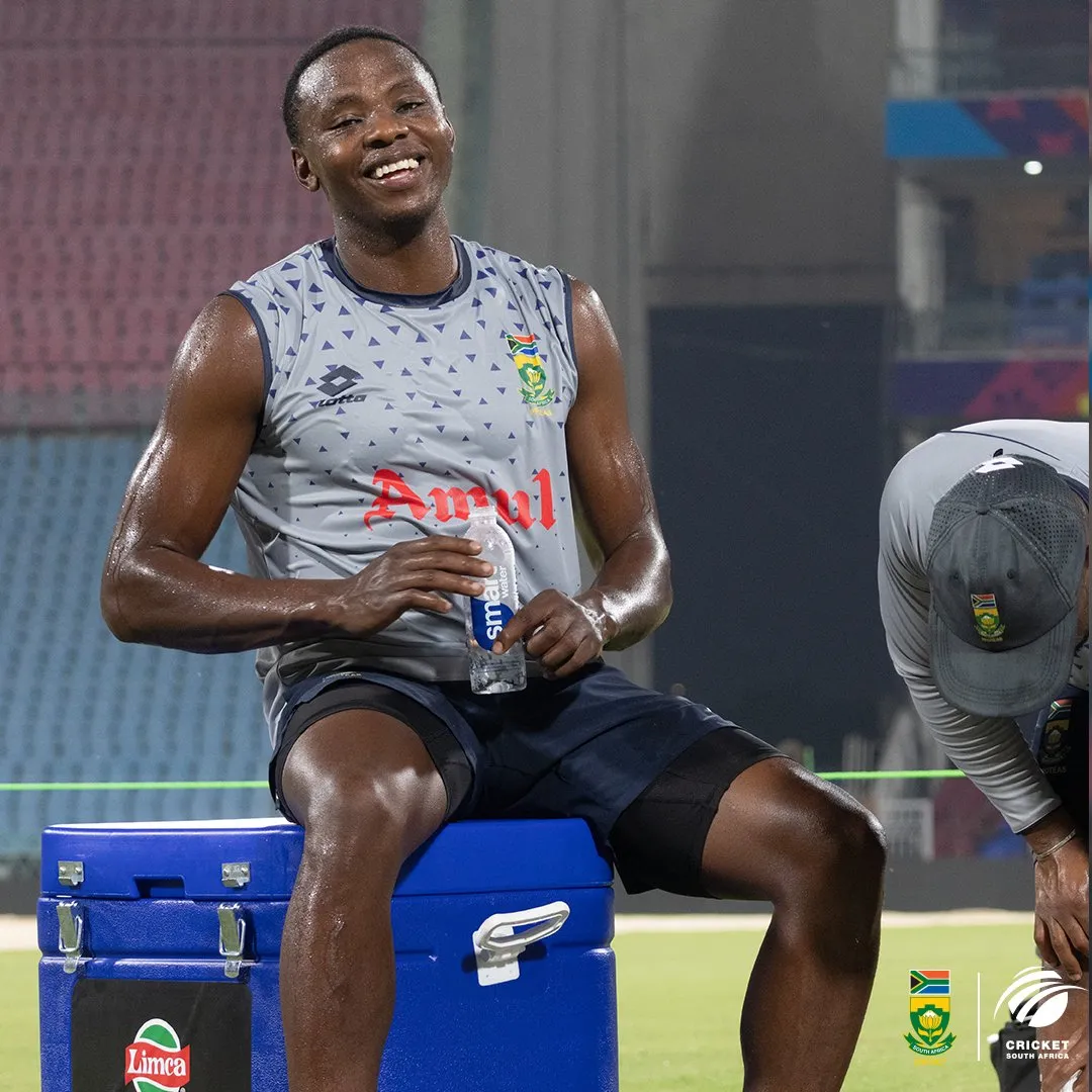 Images from South Africa's training session  Image: X/ Proteas Men