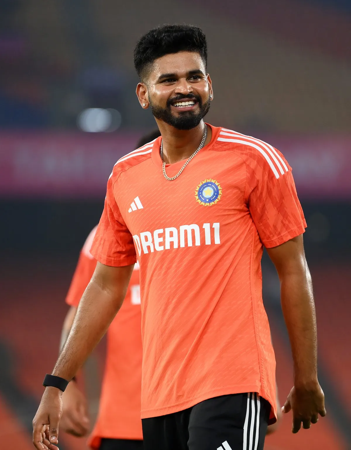 Images from India's training session  Image: X/BCCI