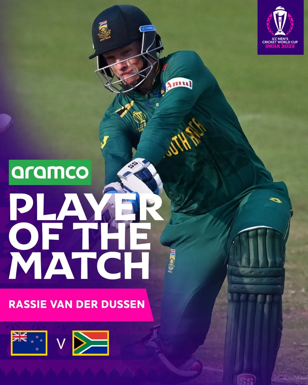 Player of the match  Image: X/ICC
