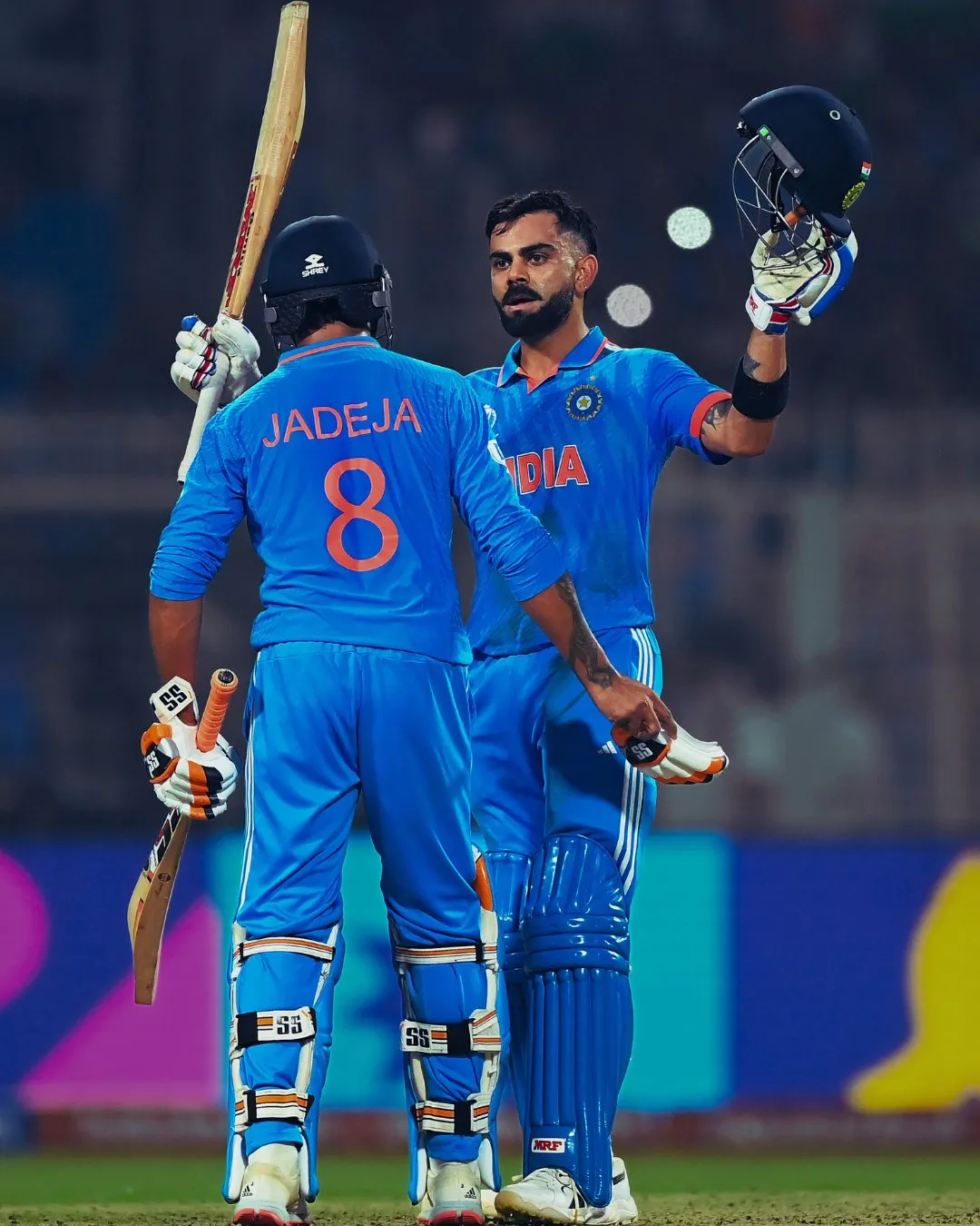 Virat Kohli and Ravindra Jadeja  
