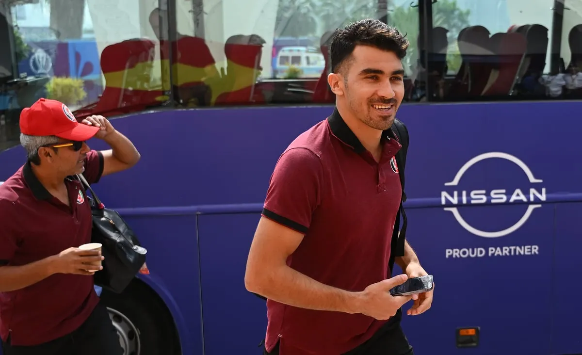 Afghanistan team arriving  Image: X/Afghanistan Cricket Board