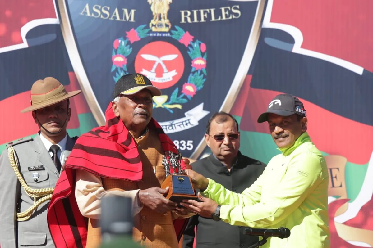 Assam Rifles’ 3rd Edition of Half Marathon Held in Shillong’s Laitkor  