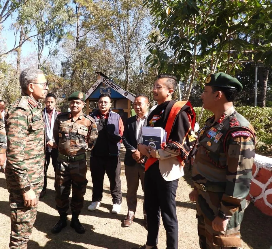 Eastern Command's Lieutenant General Visits Manipur; Reviews Security Situation  