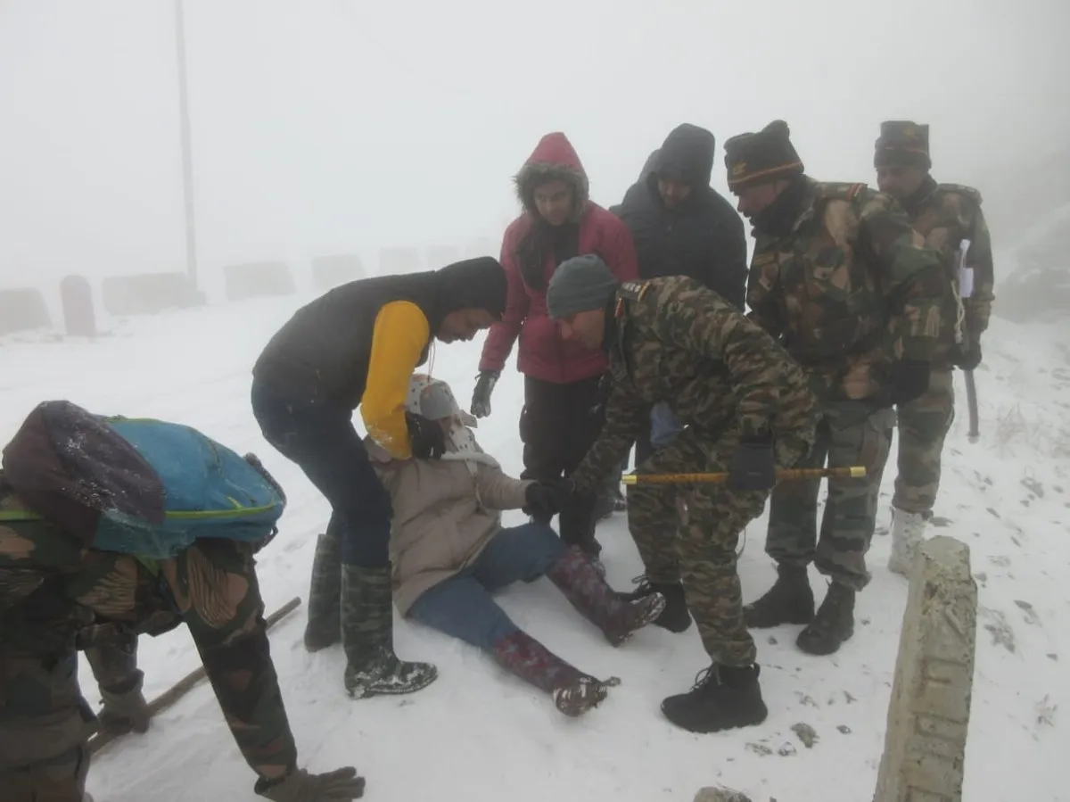 Army rescues stranded tourists  