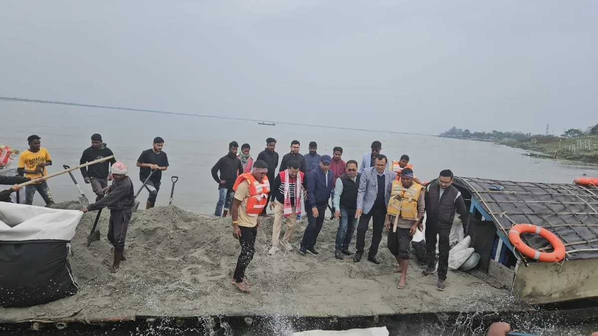 Assam: Anti-Erosion Scheme Worth Rs 75 Crore Launched in Dibrugarh  Image: Twitter