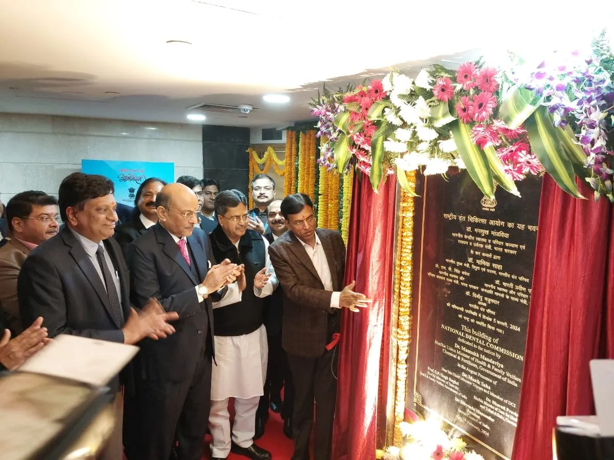 Mansukh Mandaviya Inaugurates New Headquarters of National Dental Commission  