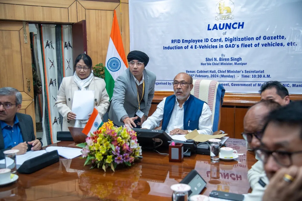 Manipur Govt Digitizes Land and Forest Records of Last 67 Years   Image: Twitter