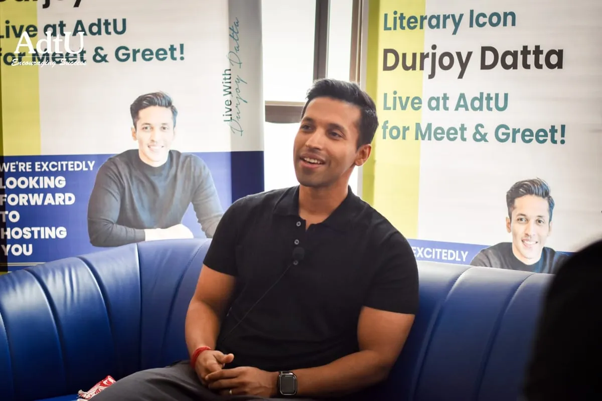 Literary Icon Durjoy Datta Interacts With Assam down town University Students  