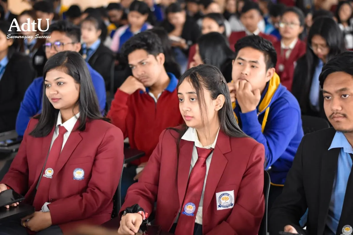 Literary Icon Durjoy Datta Interacts With Assam down town University Students  