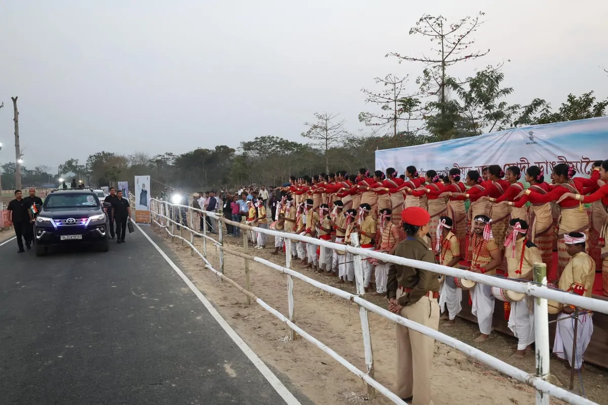 PM Modi arrives in Kaziranga  Image: X/Narendra Modi