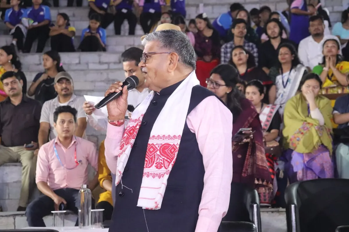 Assam down town University Hosts Gulab Chand Kataria In Cultural Extravaganza  