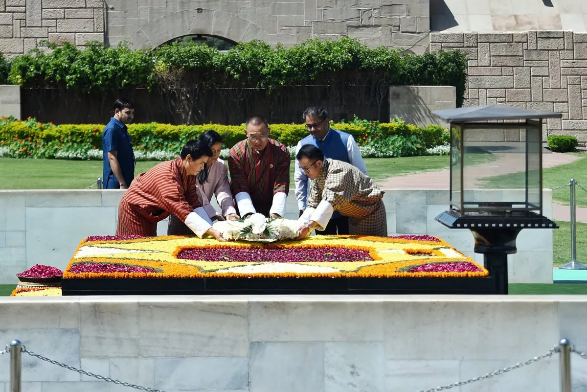 Bhutan PM's First Overseas Visit to India  Image: Twitter