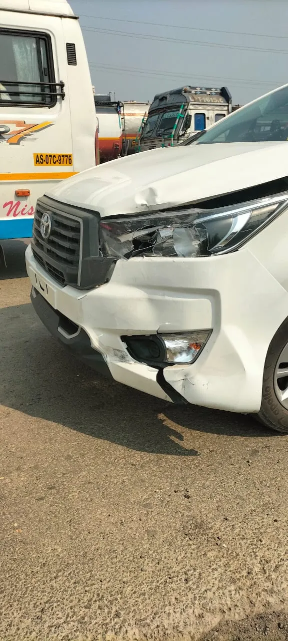 Bimal Borah's convoy meets with accident  