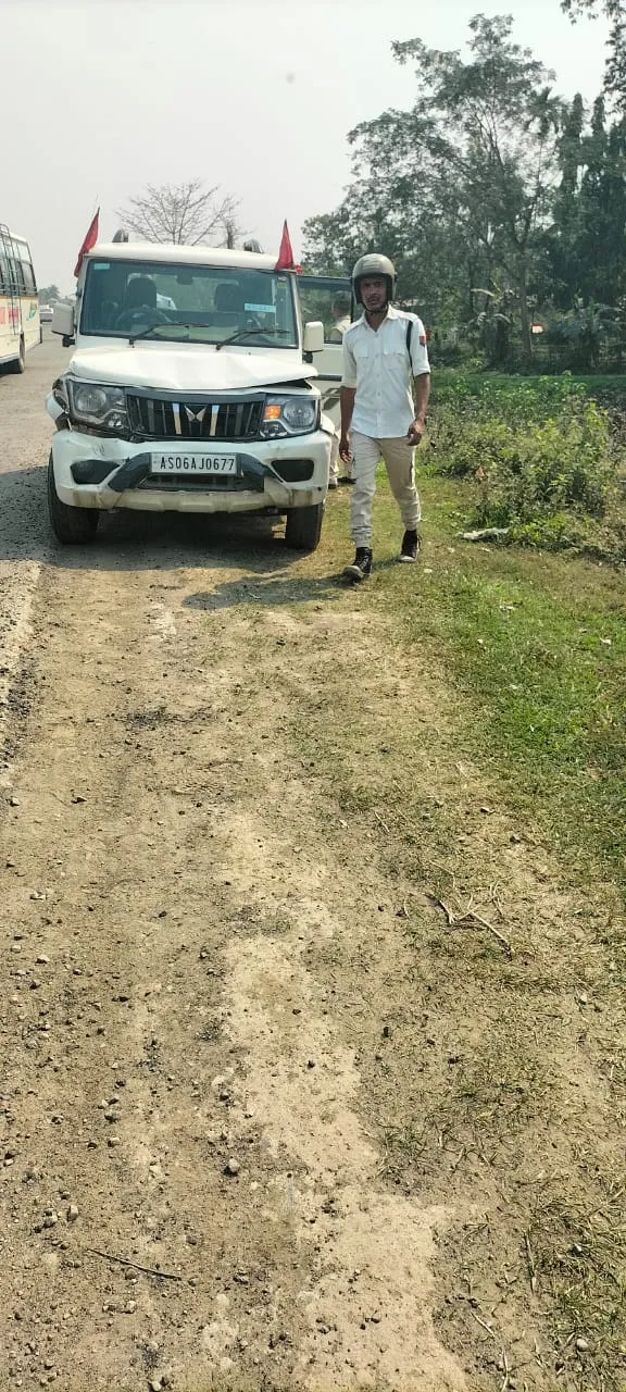 Bimal Borah's convoy meets with accident  