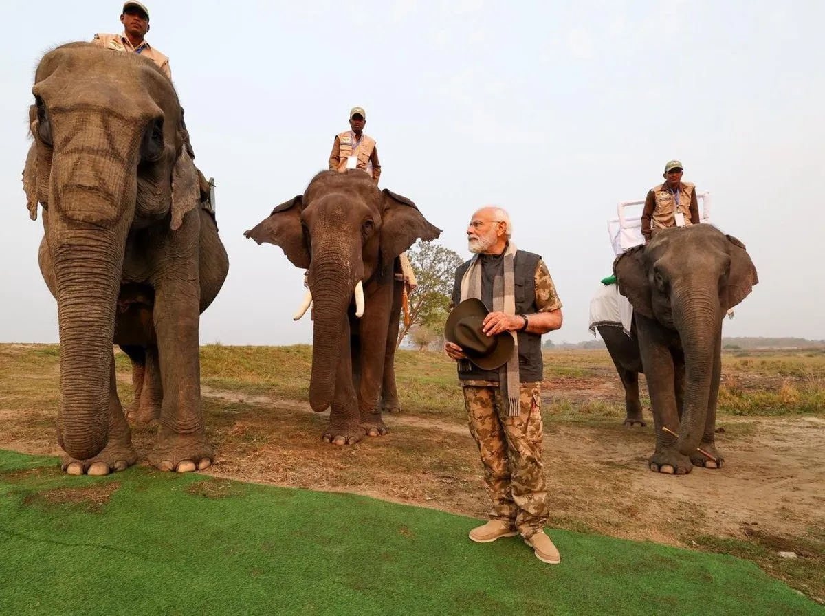 PM Modi's Kaziranga trip in pictures  Image: X/Narendra Modi