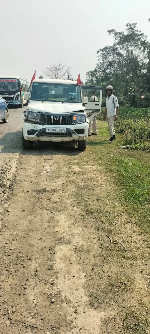 Bimal Borah's convoy meets with accident  