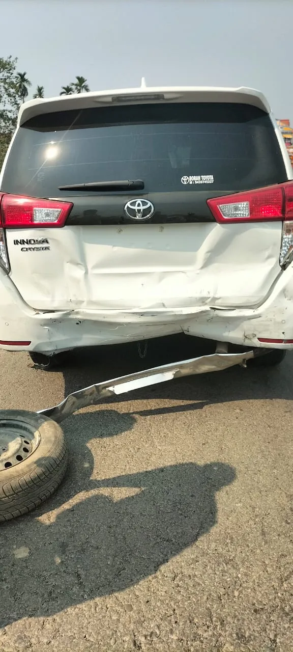 Bimal Borah's convoy meets with accident  