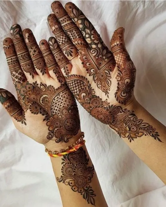 Arabic Floral Mehndi Design  