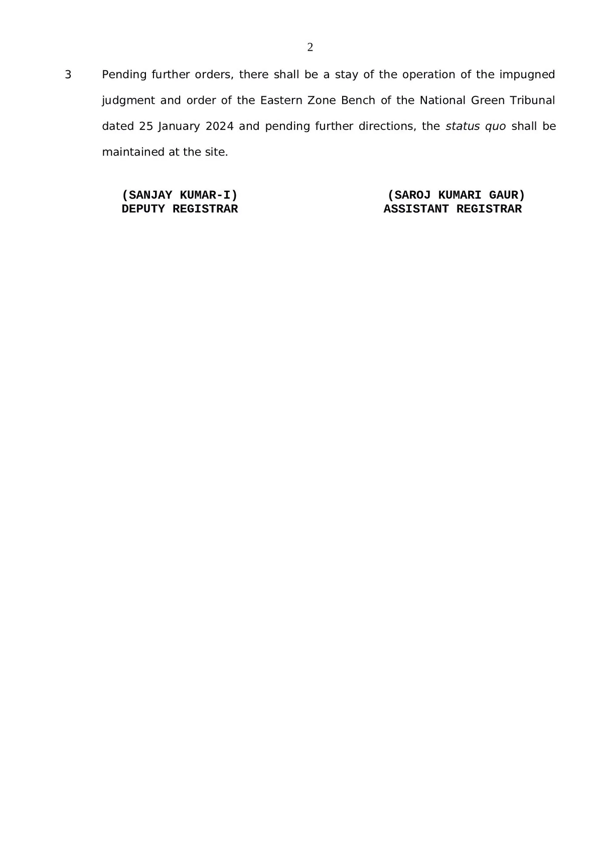 The SC order  