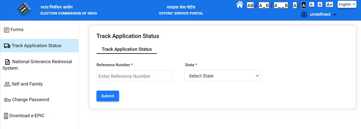 How to Track Status of Voter ID  
