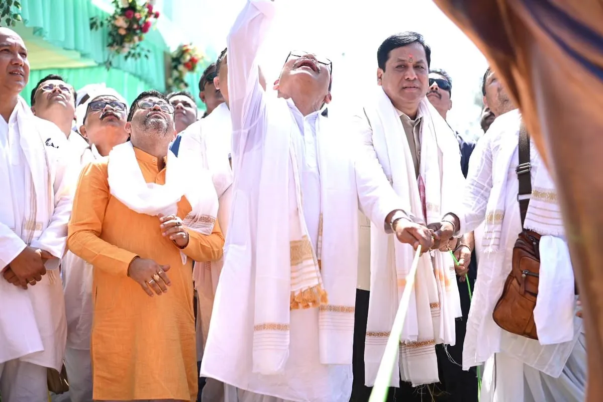 Sarbananda Sonowal Inaugurates Life-Sized Statue of King Sarbananada Singha  