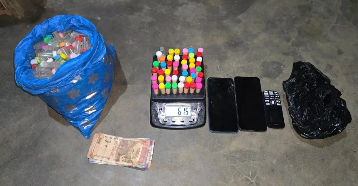 The seized items  