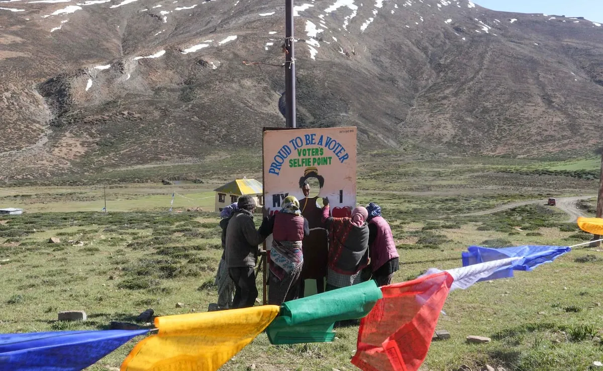 The world's highest polling station  