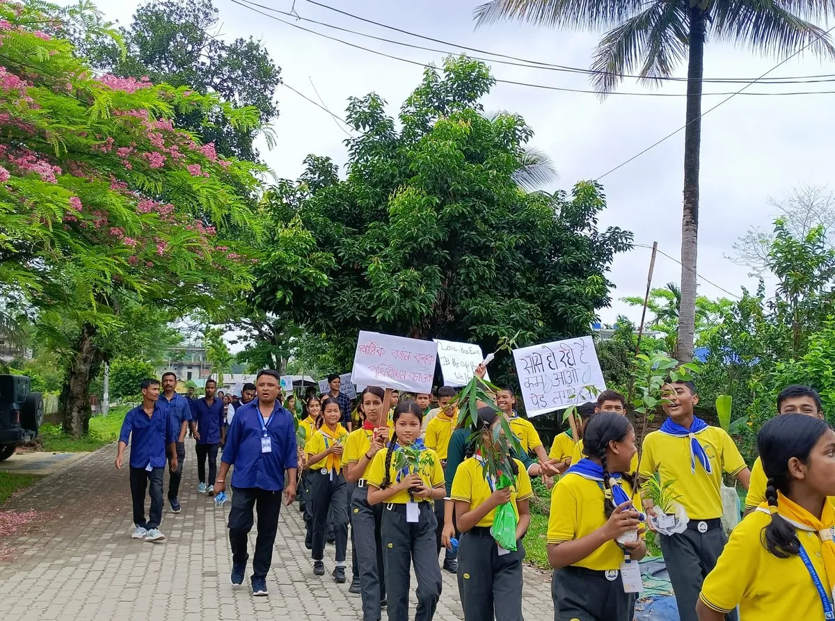 Down Town Gurukul Moranhat Celebrates World Environment Day with Action & Education  