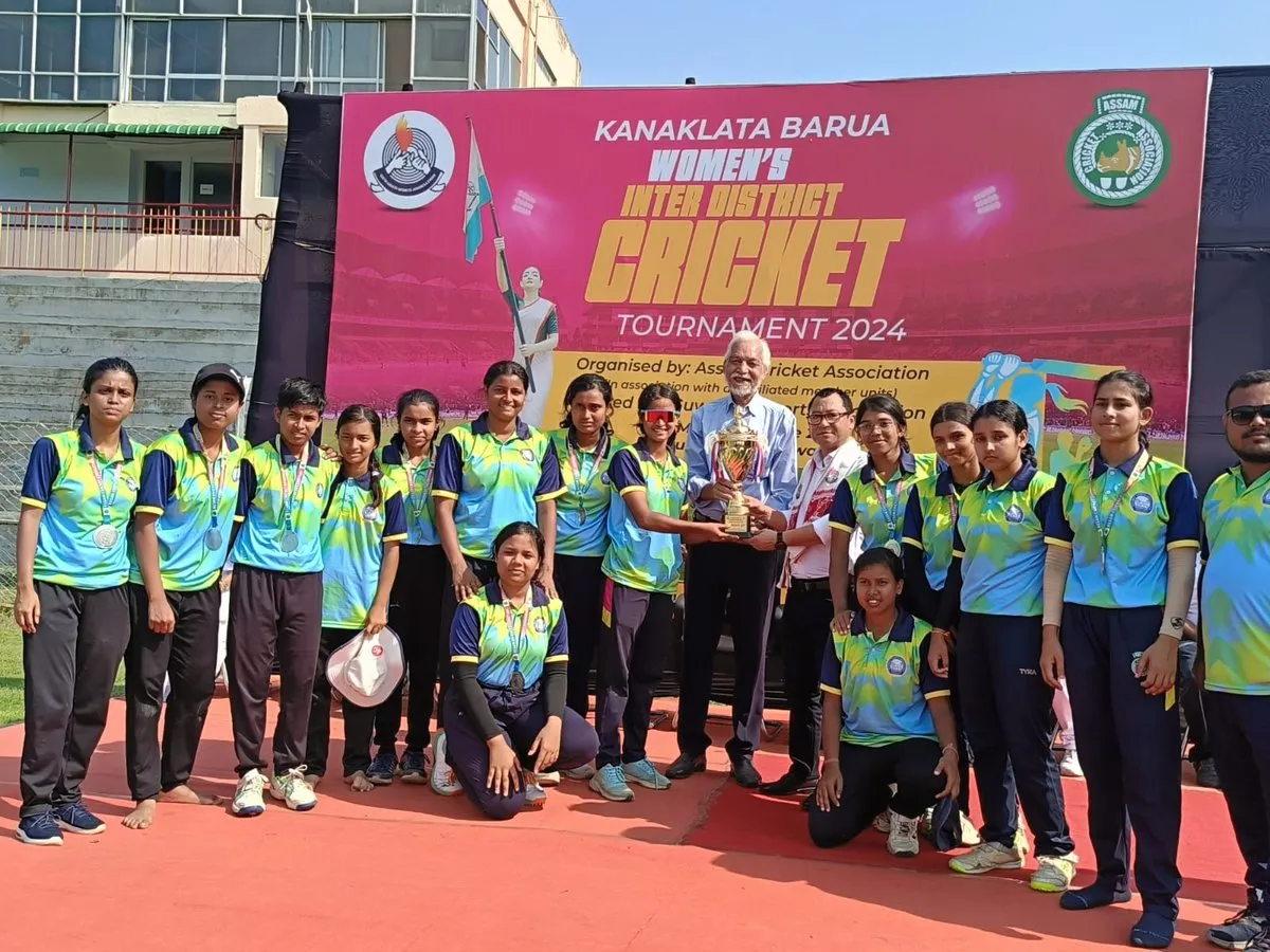 Runners-up Karimganj team  