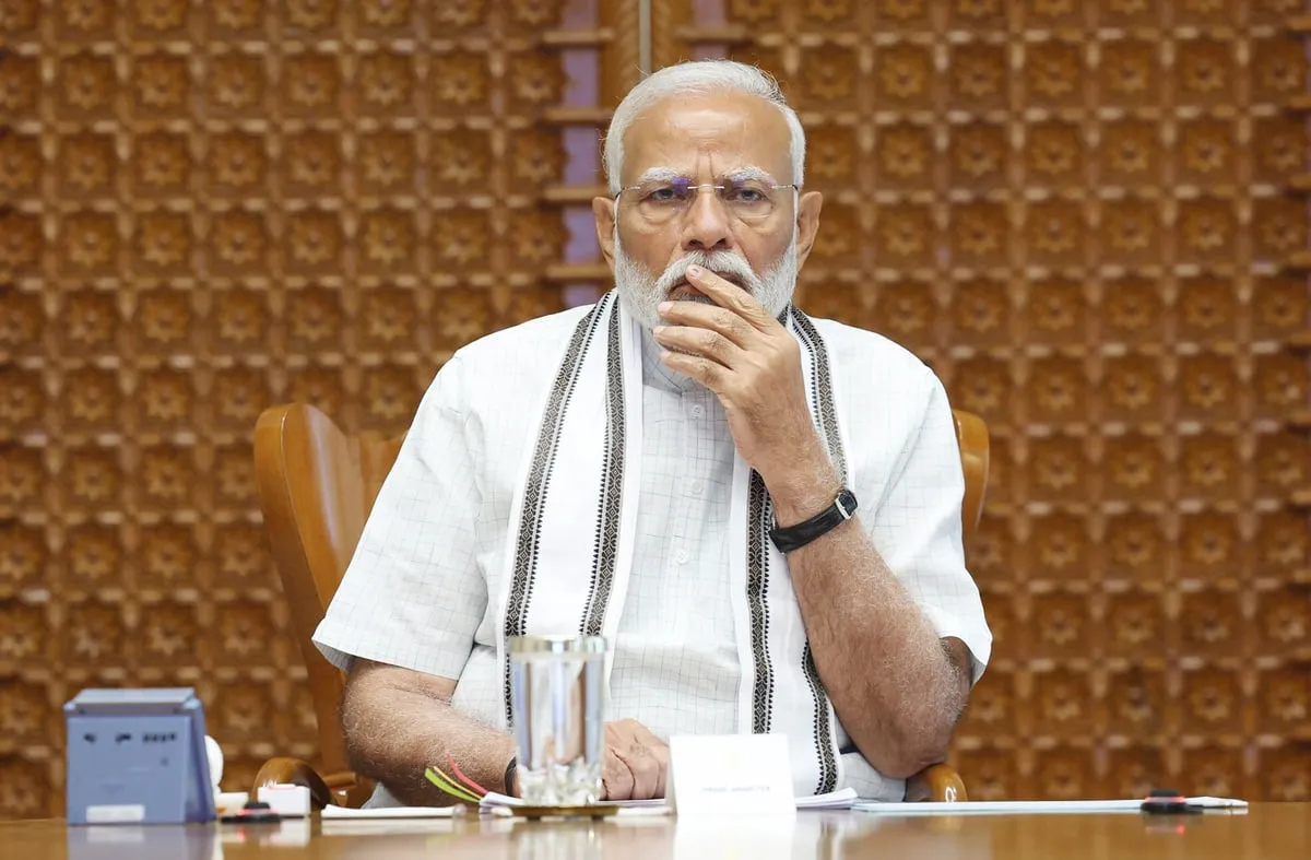 PM Modi Reviews Impact of Cyclone 'Remal', Heat Wave, Monsoon Preparedness  Image: Twitter