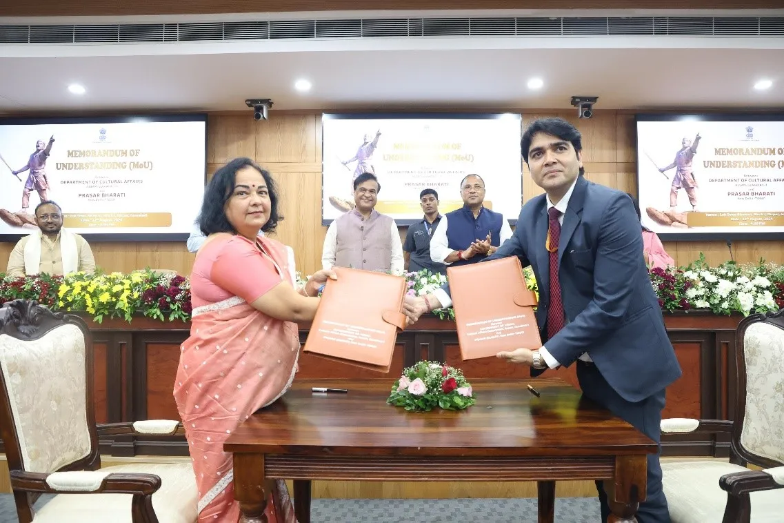 Assam Signs MoU with Prasar Bharati for Lachit Borphukan Documentary Series  