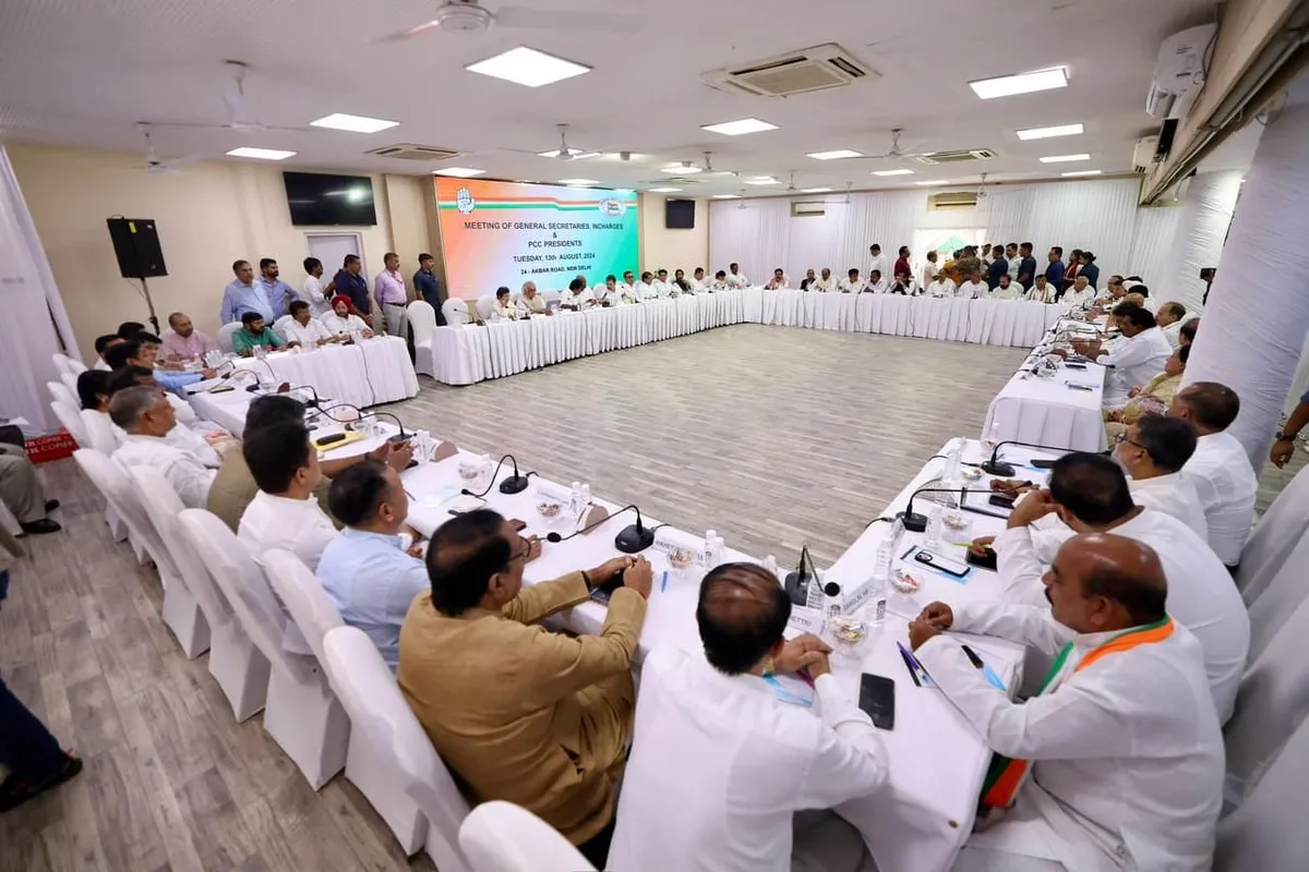 AICC Convenes Crucial Meeting, Discusses Election Preparedness  Image: Congress Twitter handle