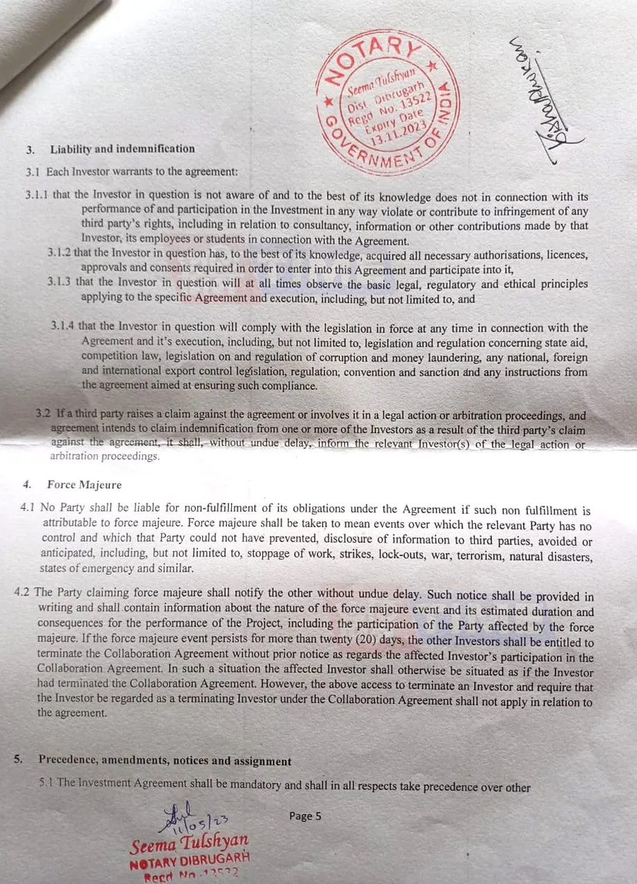 Notary Agreement P5  