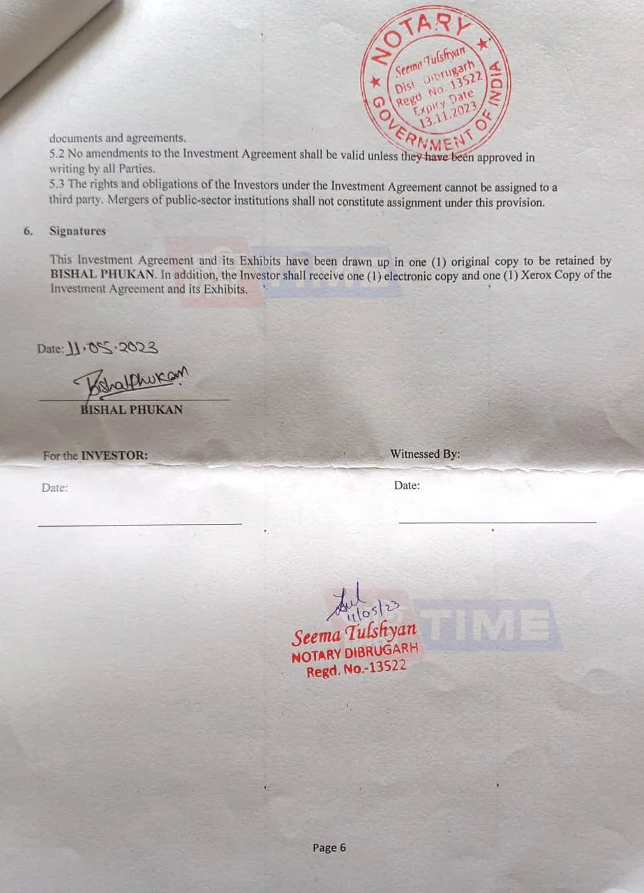 Notary Agreement P6  