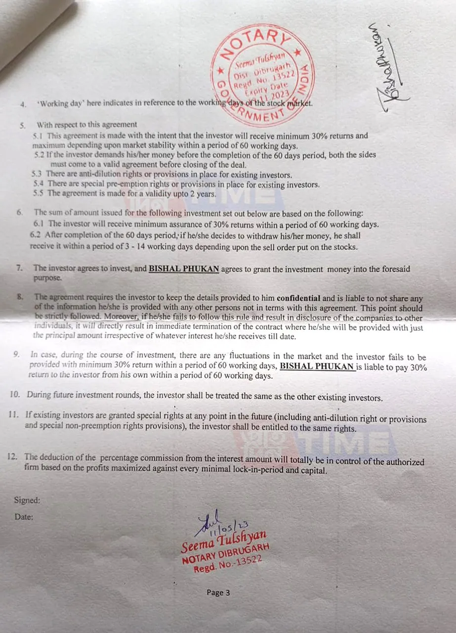 Notary Agreement P3  
