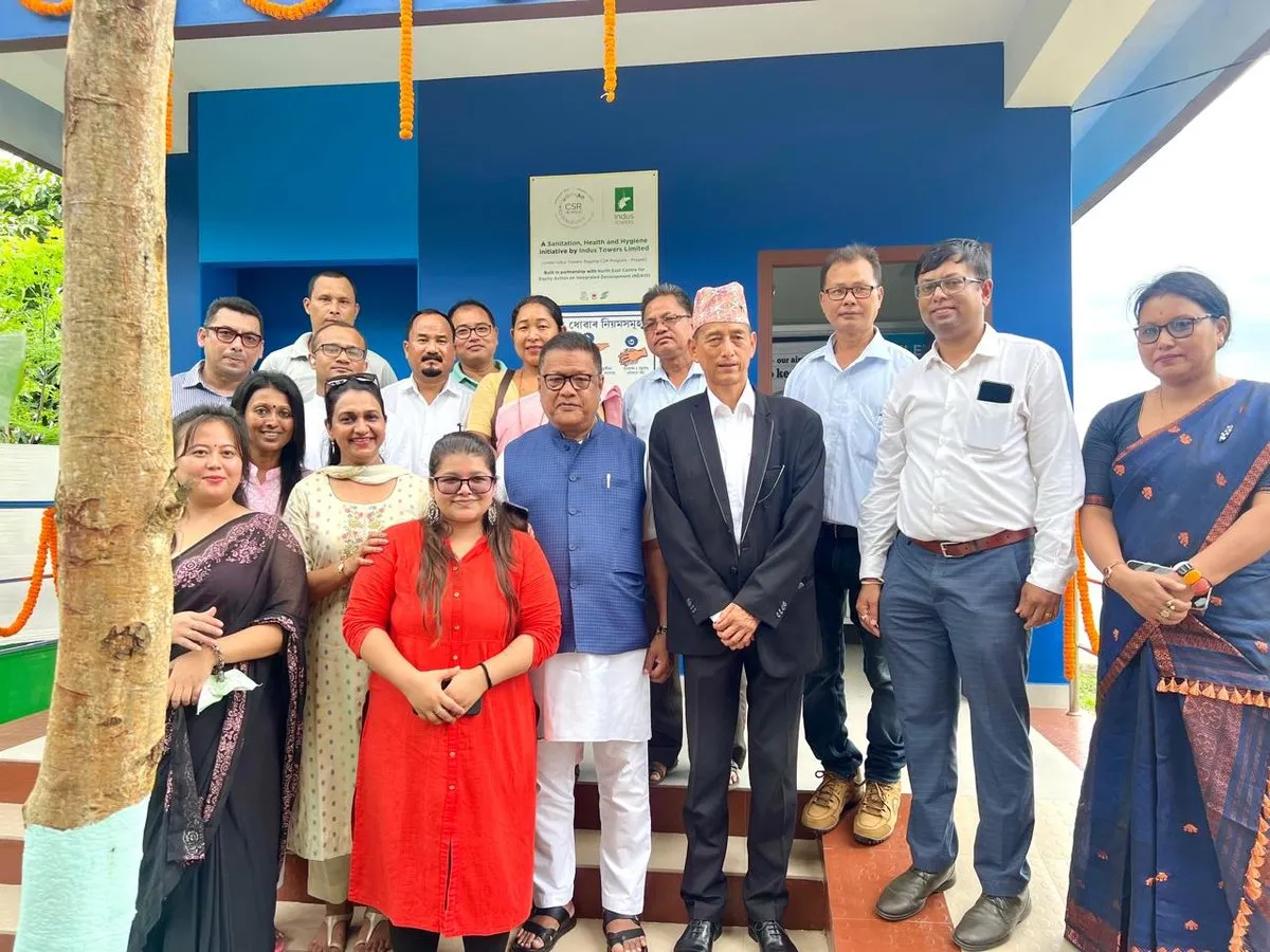 Indus Towers Partners with NEAID to Improve Sanitation for Girls in 12 Assam Govt Schools  