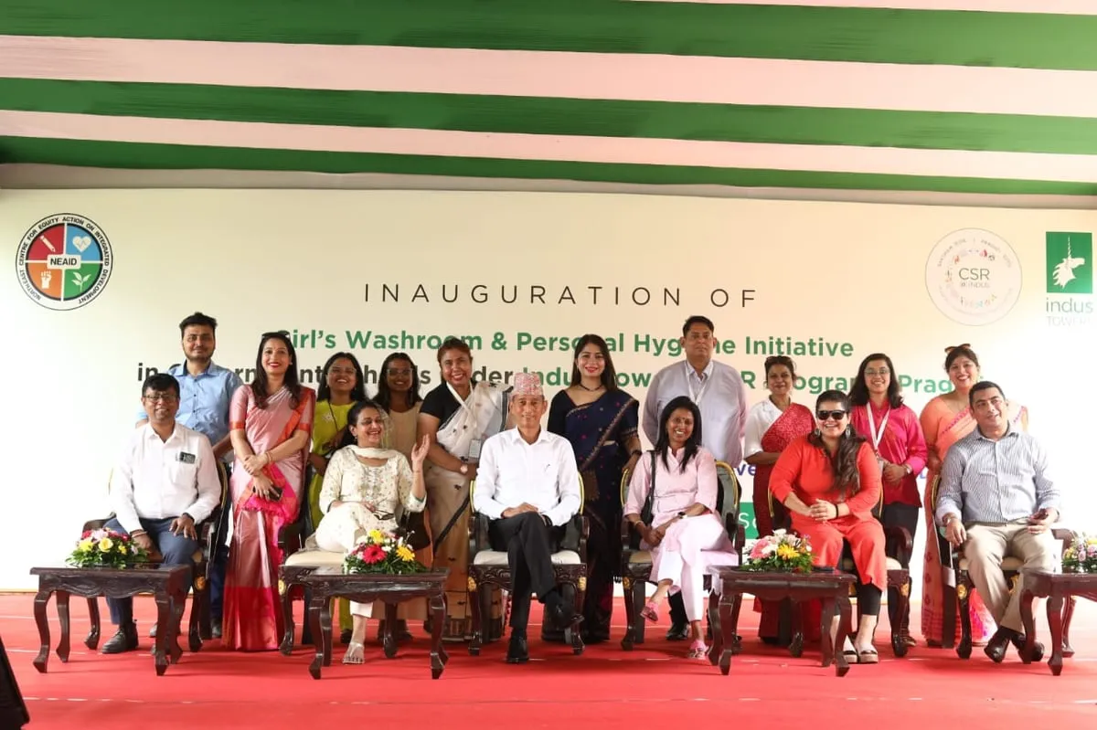Indus Towers Partners with NEAID to Improve Sanitation for Girls in 12 Assam Govt Schools  